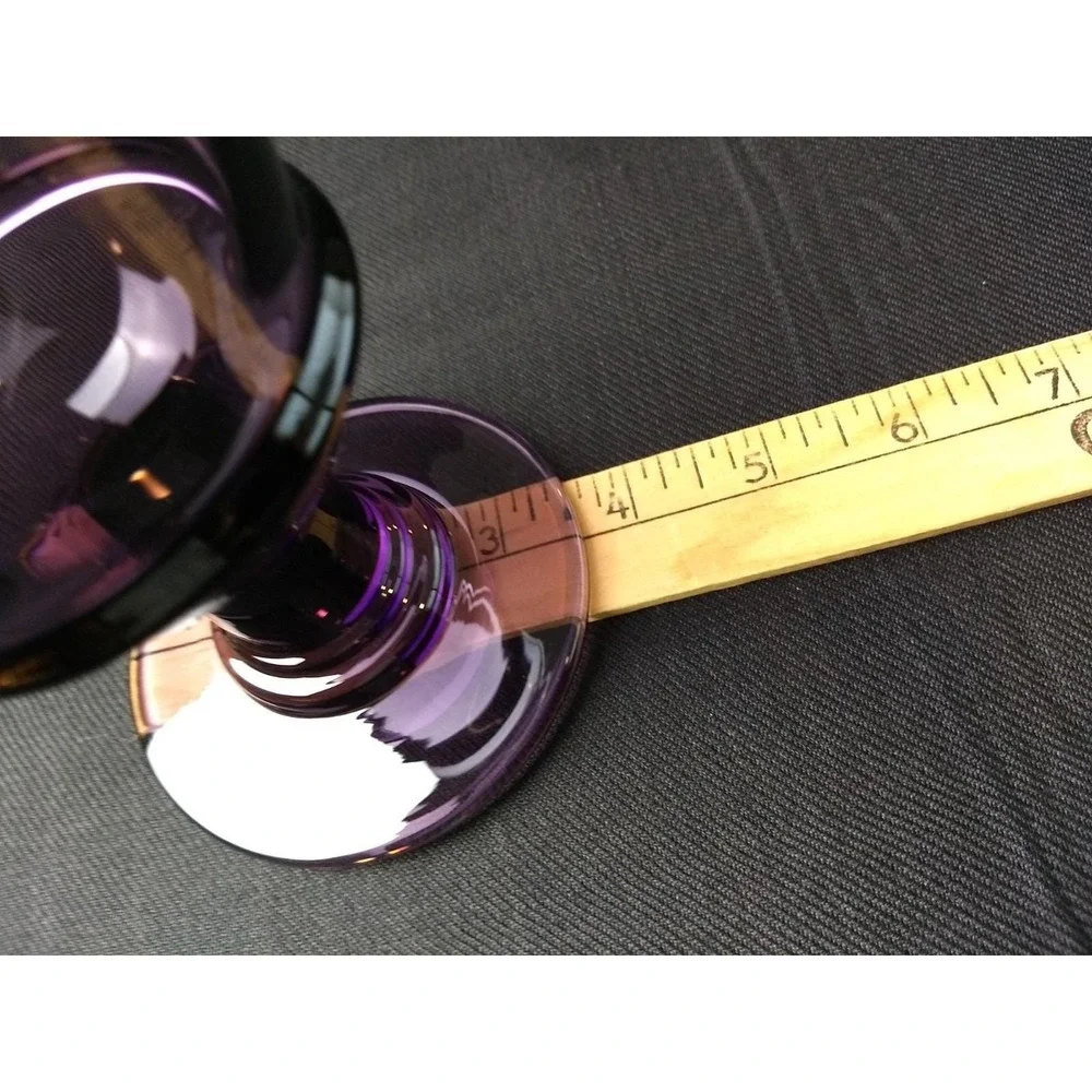 Waterford Crystal Great Room Water Goblet Darjeeling Series Amethyst Purple Logo